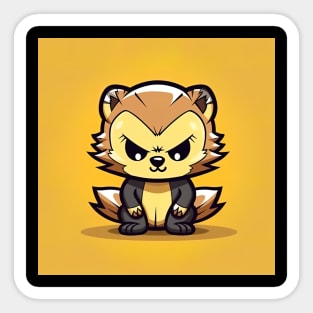 Wolverine animal Sticker